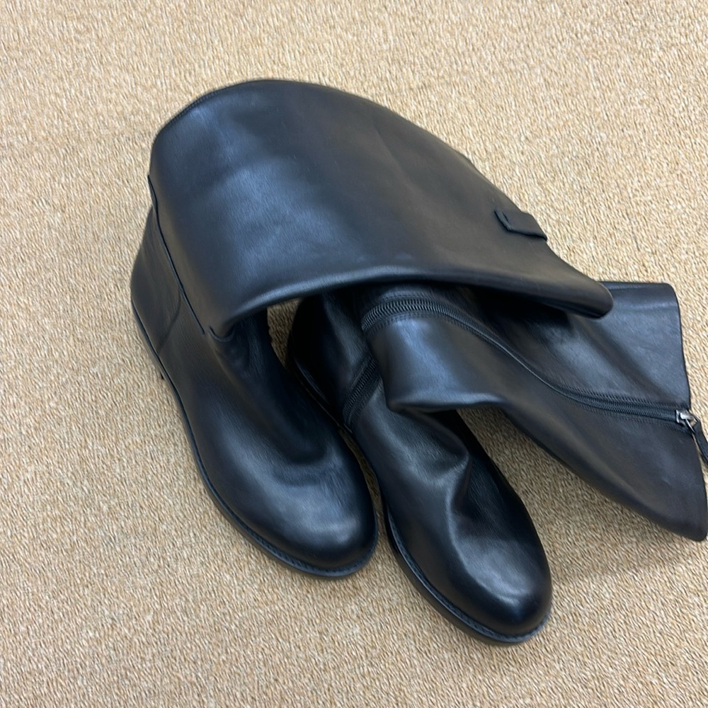 NWOB Sanctuary Women's Righton Riding Boots in All Black size 6.5